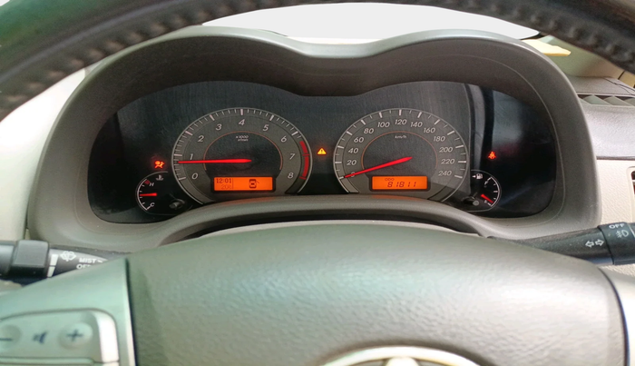 2011 Toyota Corolla Altis G PETROL, Petrol, Manual, 81,811 km, interior