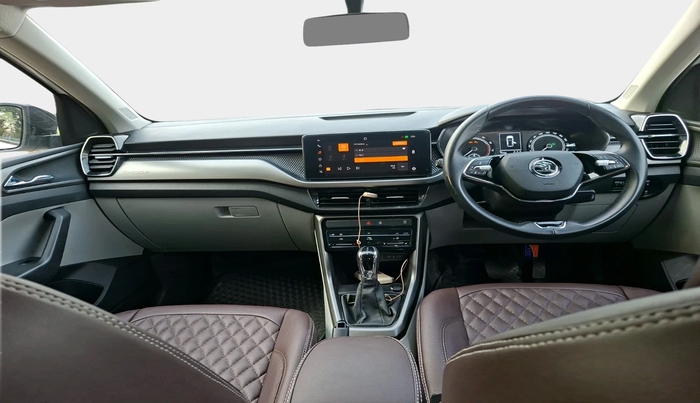 2023 Skoda KUSHAQ AMBITION 1.0L TSI AT, Petrol, Automatic, 17,756 km, interior