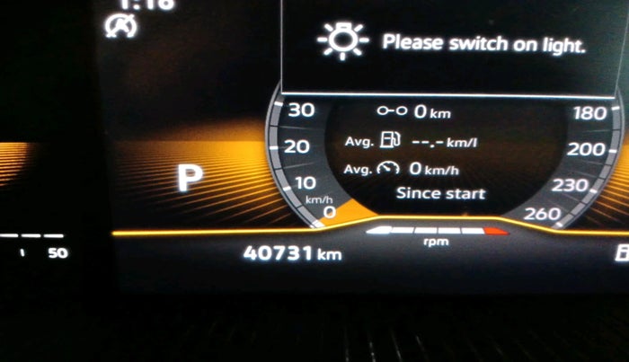 2022 Skoda SLAVIA STYLE 1.0L TSI AT, Petrol, Automatic, 40,731 km, interior