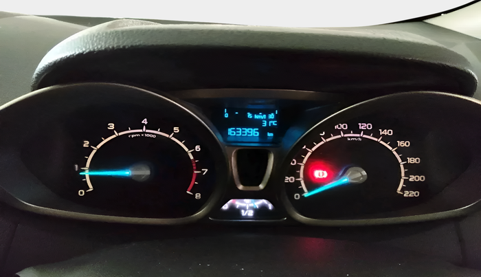 2015 Ford Ecosport TITANIUM 1.5L PETROL, Petrol, Manual, 1,63,396 km, interior