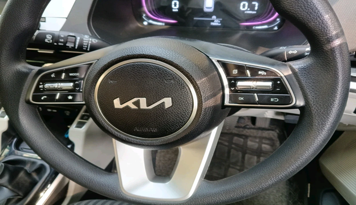 2023 KIA CARENS PRESTIGE PLUS 1.5 PETROL IMT 7 STR, Petrol, Manual, 7,889 km, interior