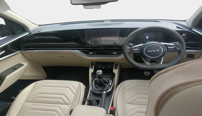 2023 KIA CARENS LUXURY PLUS 1.5 IMT PETROL, Petrol, Manual, 18,004 km, interior