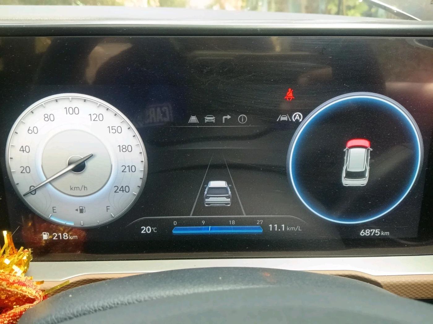 2025 Hyundai ALCAZAR Platinum 7 STR 1.5 Turbo GDi Petrol MT, Petrol, Manual, 6,875 km, interior