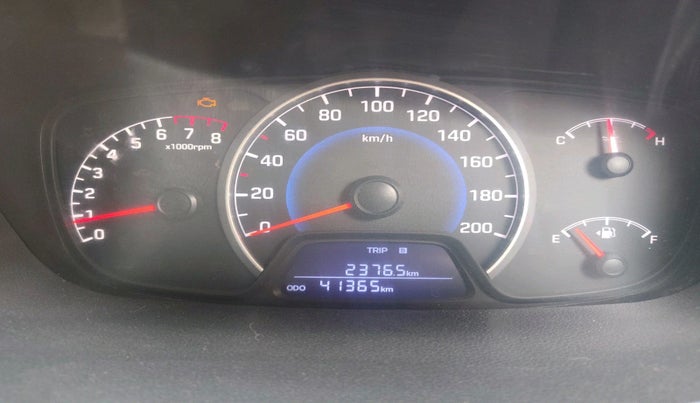 2017 Hyundai Grand i10 SPORTZ 1.2 KAPPA VTVT, Petrol, Manual, 41,365 km, interior