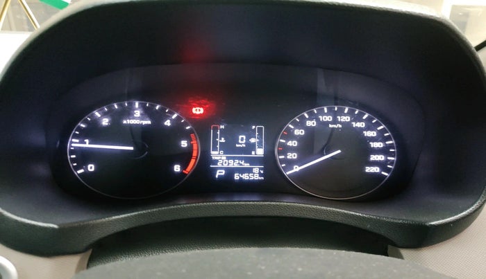 2018 Hyundai Creta SX PLUS AT 1.6 DIESEL, Diesel, Automatic, 64,658 km, interior