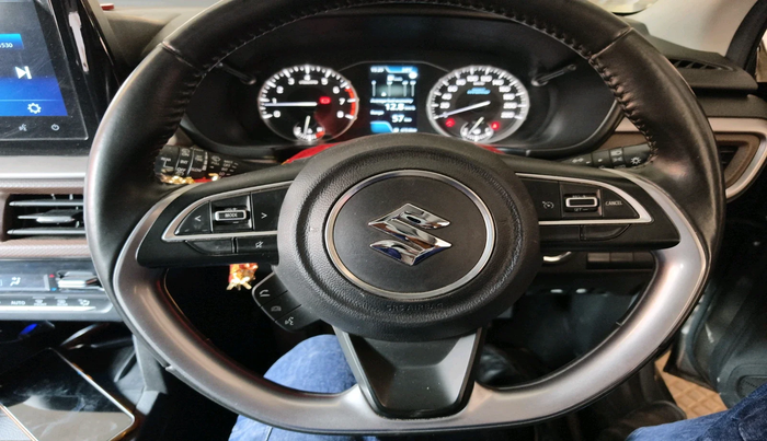 2023 Maruti BREZZA ZXI + SMART HYBRID, Petrol, Manual, 19,045 km, interior