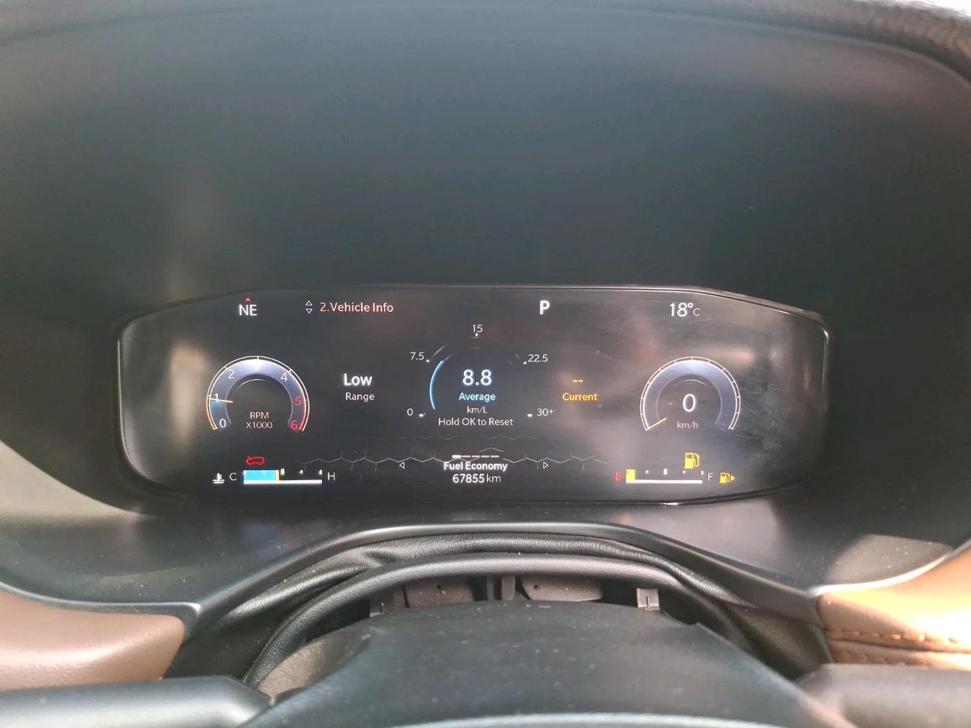 2022 Jeep MERIDIAN LIMITED (O) 4X2 AT, Diesel, Automatic, 67,855 km, interior