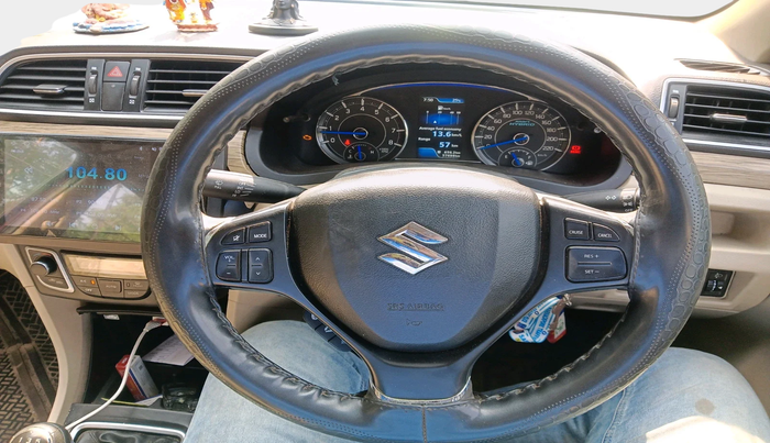 2019 Maruti Ciaz DELTA 1.5 SHVS MT PETROL, Petrol, Manual, 57,698 km, interior