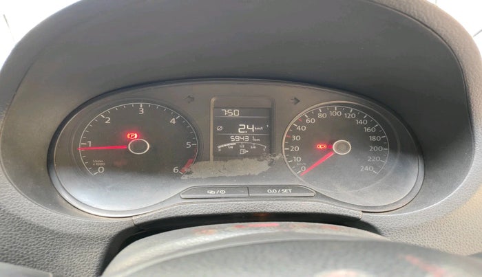 2017 Volkswagen Ameo COMFORTLINE 1.5L, Diesel, Manual, 1,24,958 km, interior