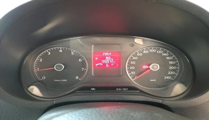 2012 Volkswagen Polo COMFORTLINE 1.2L PETROL, Petrol, Manual, 1,00,972 km, interior