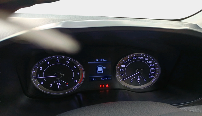 2019 Hyundai VENUE SX 1.0 (O) TURBO, Petrol, Manual, 50,773 km, interior