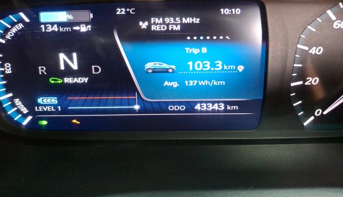 2021 Tata NEXON EV XZ PLUS DARK EDITION, Electric, Automatic, 43,343 km, interior