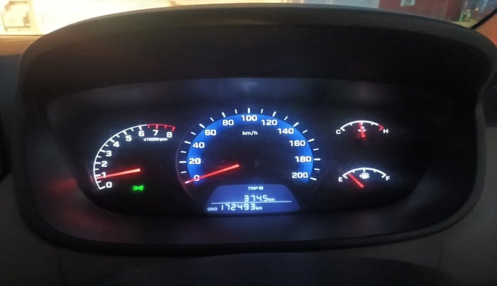 2016 Hyundai Xcent BASE 1.2, Petrol, Manual, 1,72,493 km, interior