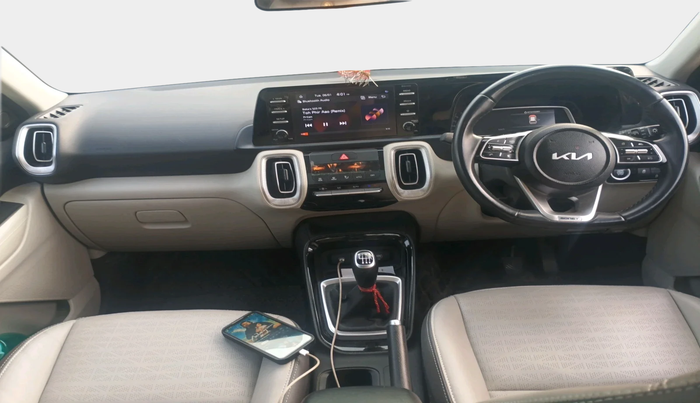 2024 KIA SONET HTX 1.0 TURBO PETROL IMT, Petrol, Manual, 33,216 km, interior