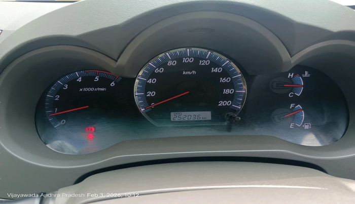 2012 Toyota Fortuner 3.0 4X2 MT, Diesel, Manual, 2,52,036 km, interior