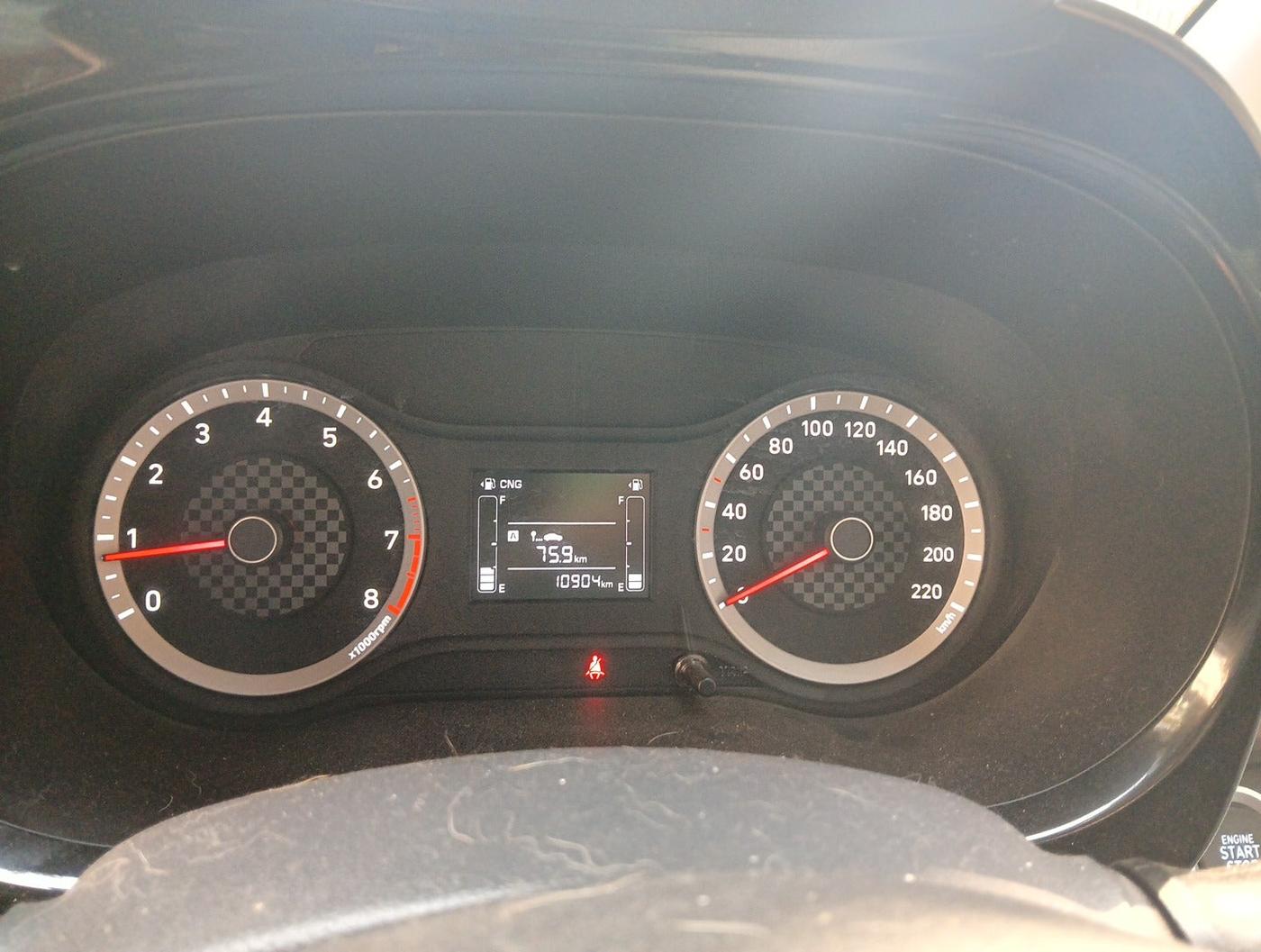 2022 Hyundai AURA SX 1.2 CNG, Petrol, Manual, 10,904 km, interior