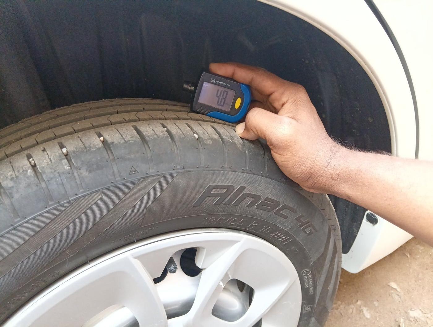 2023 Maruti Baleno SIGMA PETROL 1.2, Petrol, Manual, 18,216 km, tyre