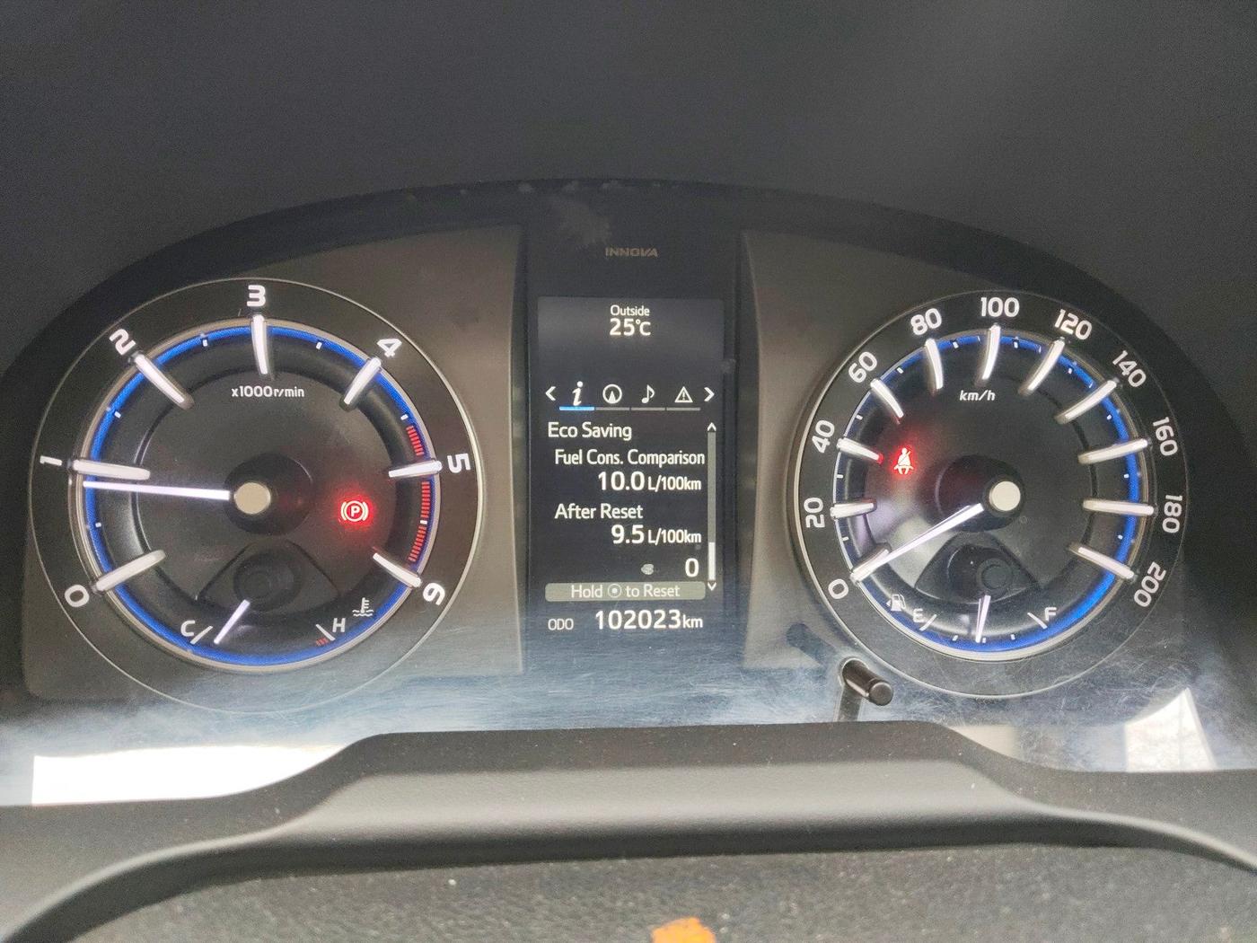 2018 Toyota Innova Crysta 2.4 ZX 7 STR, Diesel, Manual, 1,02,023 km, interior
