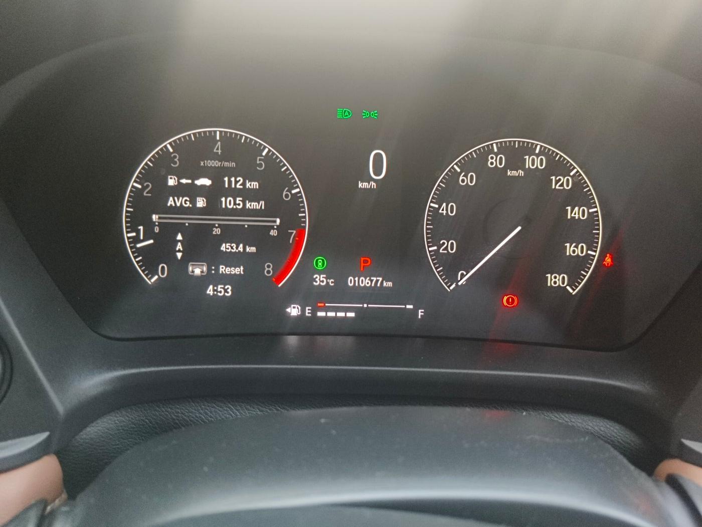 2024 Honda ELEVATE ZX CVT Dual Tone, Petrol, Automatic, 10,677 km, interior