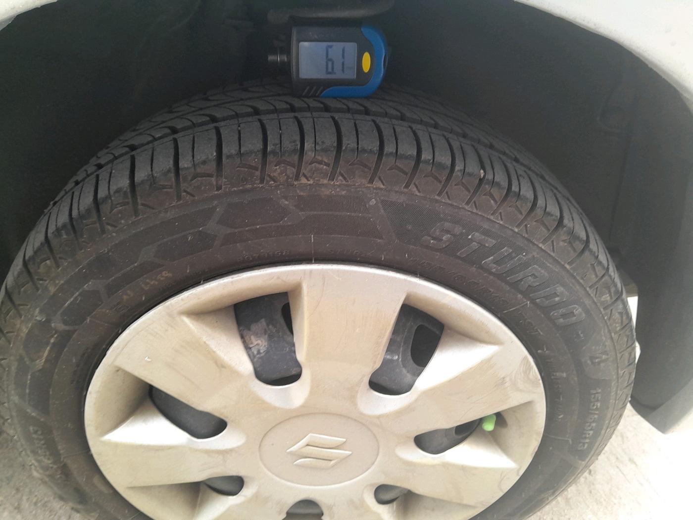 2015 Maruti Alto K10 VXI AMT, Petrol, Automatic, 57,468 km, tyre