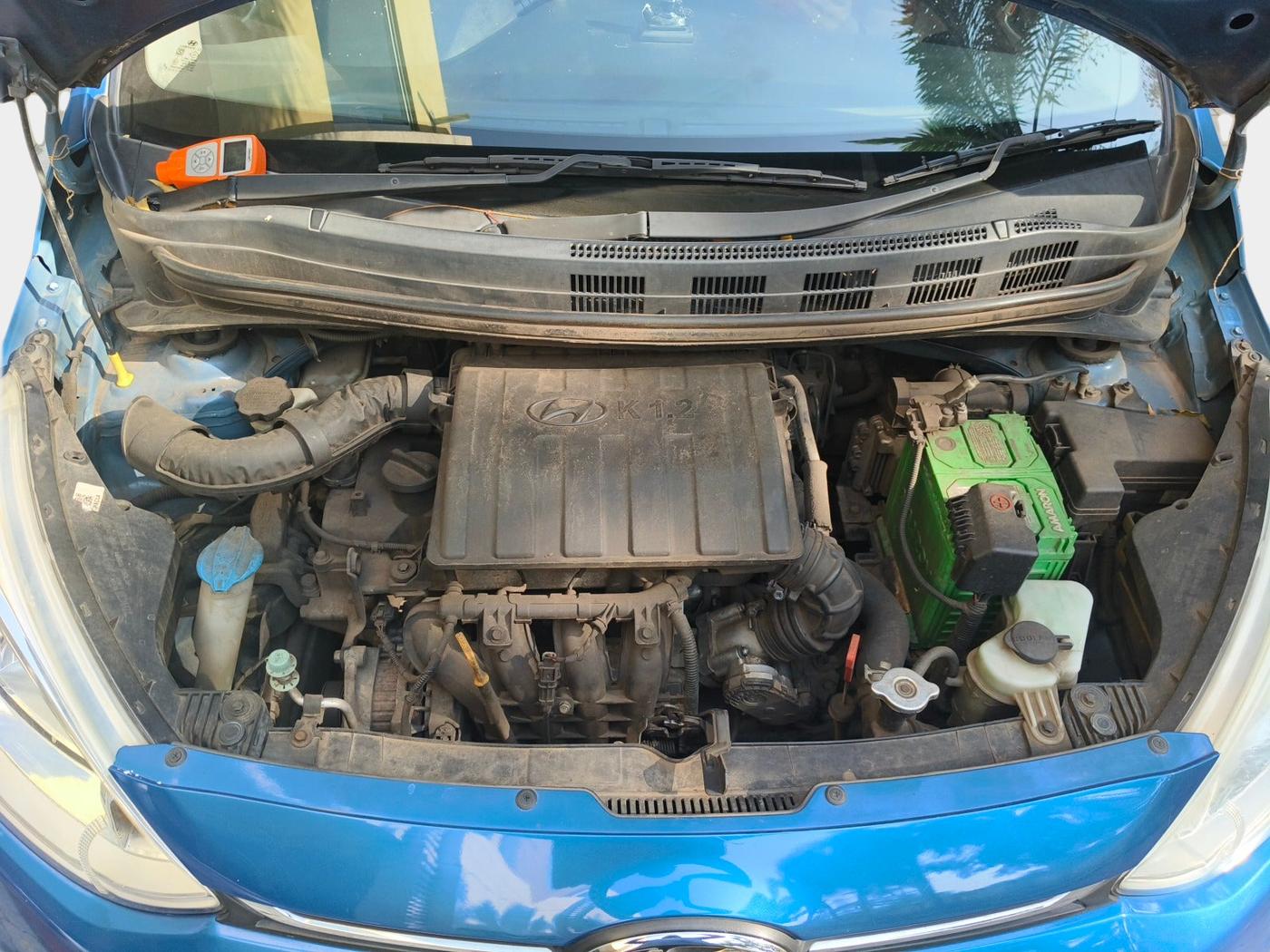 2018 Hyundai Grand i10 SPORTZ AT 1.2 KAPPA VTVT, Petrol, Automatic, 1,10,111 km, exterior