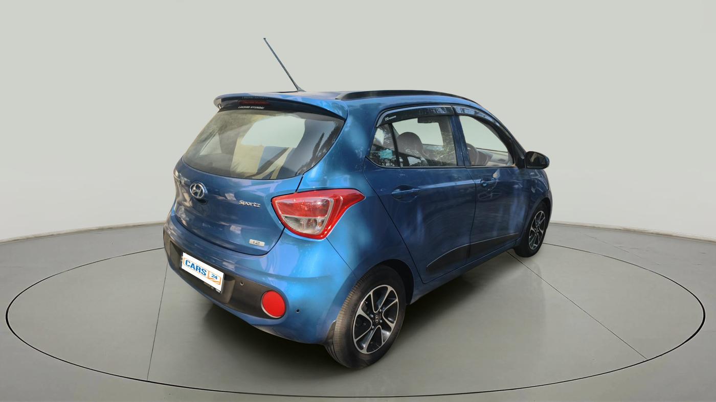 2018 Hyundai Grand i10 SPORTZ AT 1.2 KAPPA VTVT, Petrol, Automatic, 1,10,111 km, exterior