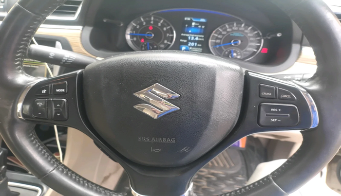 2019 Maruti Ciaz ALPHA  AT 1.5 SHVS PETROL, Petrol, Automatic, 1,34,882 km, interior