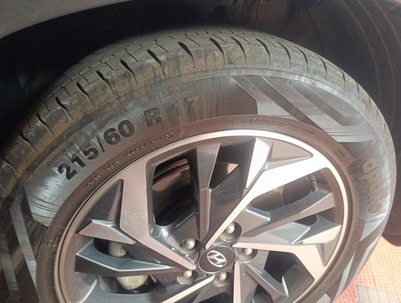 2021 Hyundai Creta SX (O) IVT 1.5 PETROL, Petrol, Automatic, 34,219 km, tyre