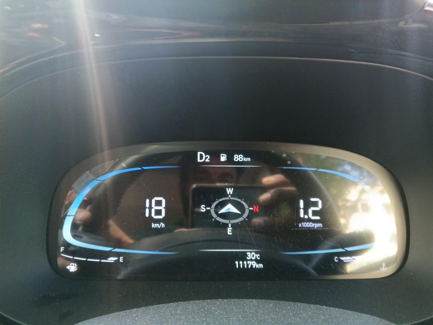 2024 Hyundai EXTER SX(O) CONNECT 1.2 AMT, Petrol, Automatic, 11,179 km, interior