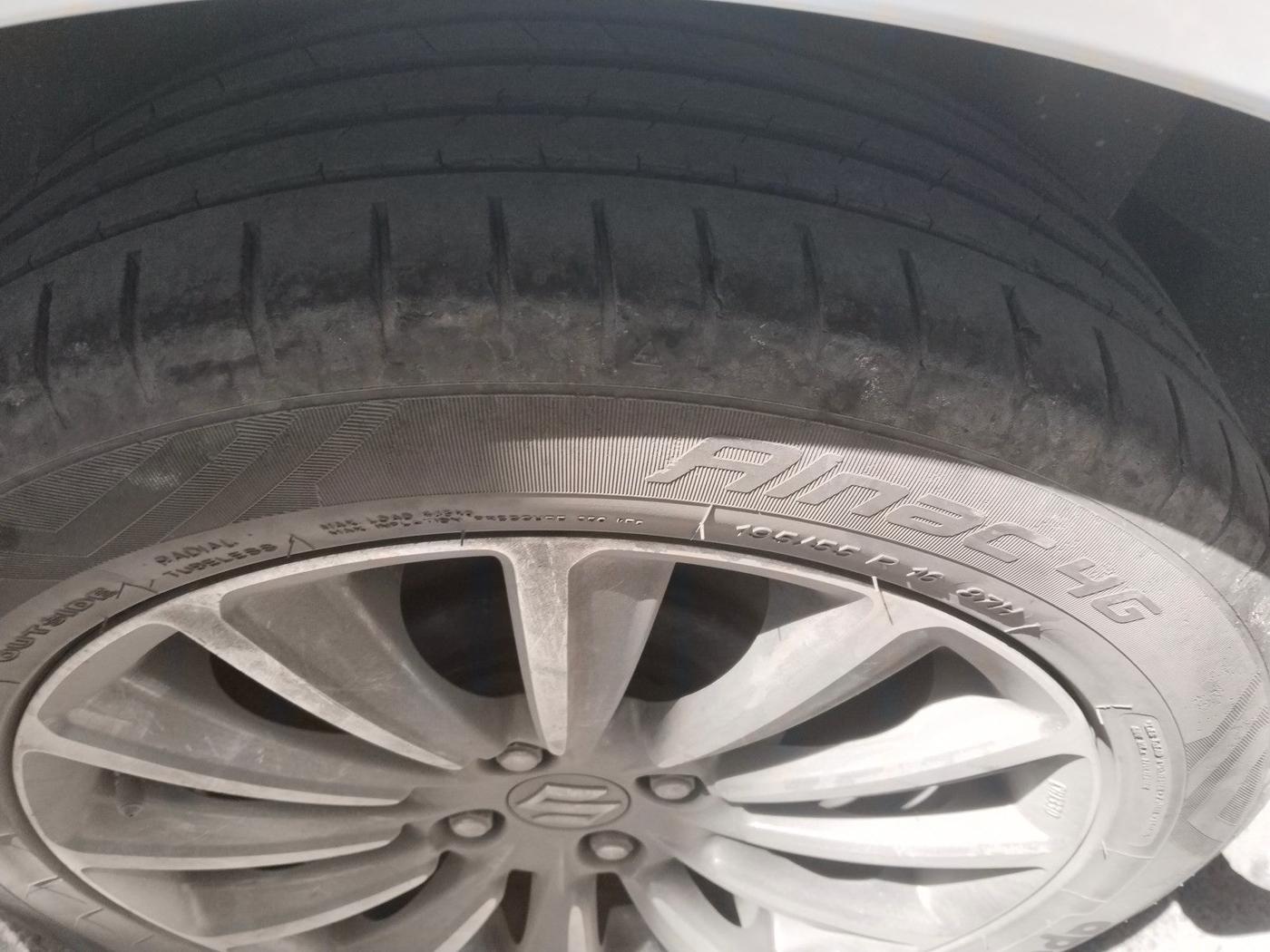 2019 Maruti Ciaz ALPHA 1.5 SHVS PETROL, Petrol, Manual, 63,808 km, tyre