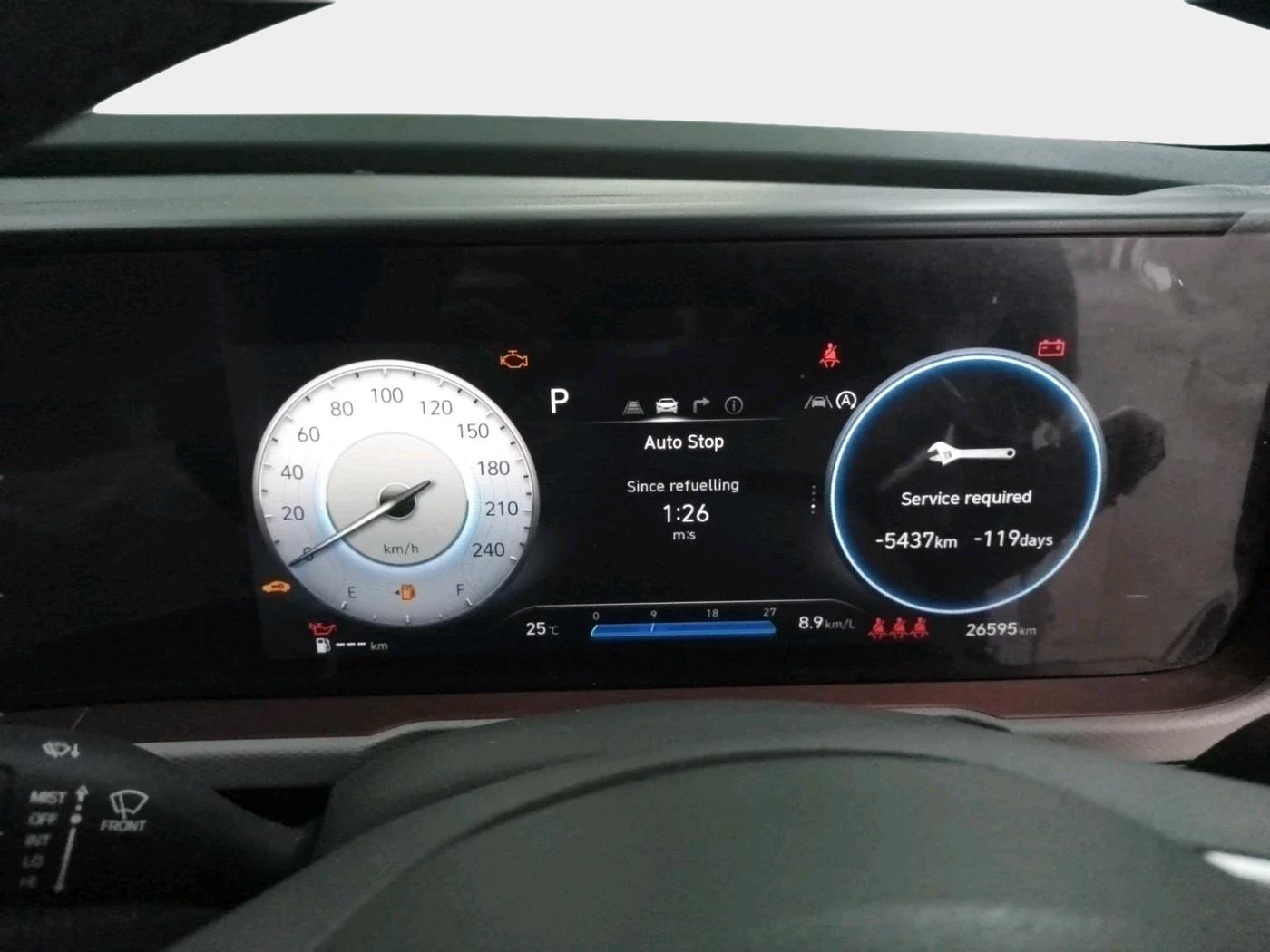 2024 Hyundai Creta SX (O) IVT 1.5 PETROL, Petrol, Automatic, 26,595 km, interior