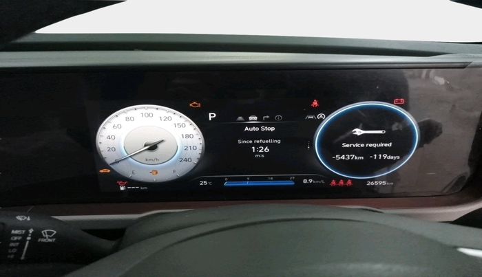 2024 Hyundai Creta SX (O) IVT 1.5 PETROL, Petrol, Automatic, 26,595 km, interior