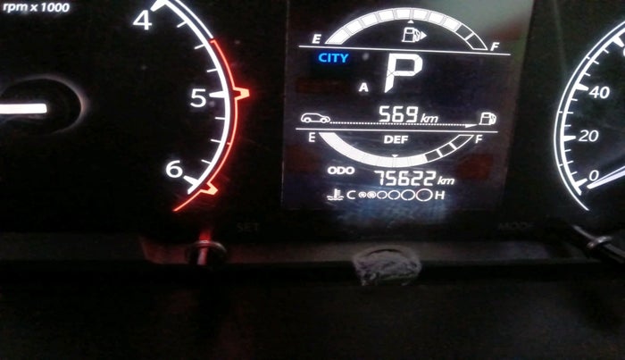 2022 Tata Harrier XTA PLUS 2.0L KRYOTEC DARK EDITION, Diesel, Automatic, 75,622 km, interior