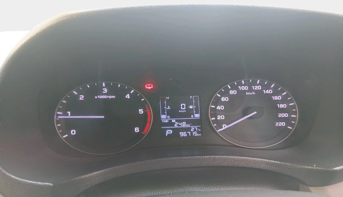 2016 Hyundai Creta SX PLUS AT 1.6 DIESEL, Diesel, Automatic, 96,715 km, interior