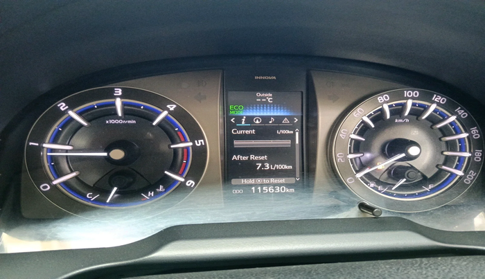 2017 Toyota Innova Crysta 2.4 ZX 7 STR, Diesel, Manual, 1,15,630 km, interior