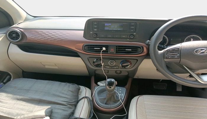 2021 Hyundai AURA S 1.2 AMT, Petrol, Automatic, 24,549 km, interior