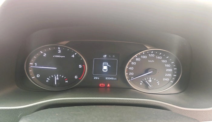 2018 Hyundai New Elantra 1.6 SX (O) MT DIESEL, Diesel, Manual, 93,346 km, interior