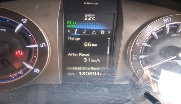 2016 Toyota Innova Crysta 2.4 VX 8 STR, Diesel, Manual, 1,80,804 km, interior