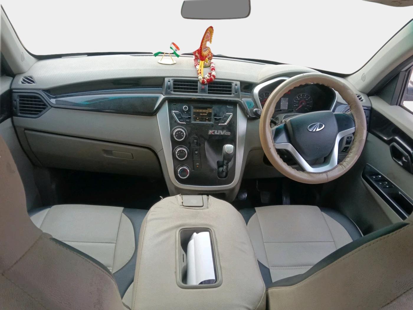 2017 Mahindra Kuv100 K6 D 6 STR, Diesel, Manual, 2,04,010 km, interior