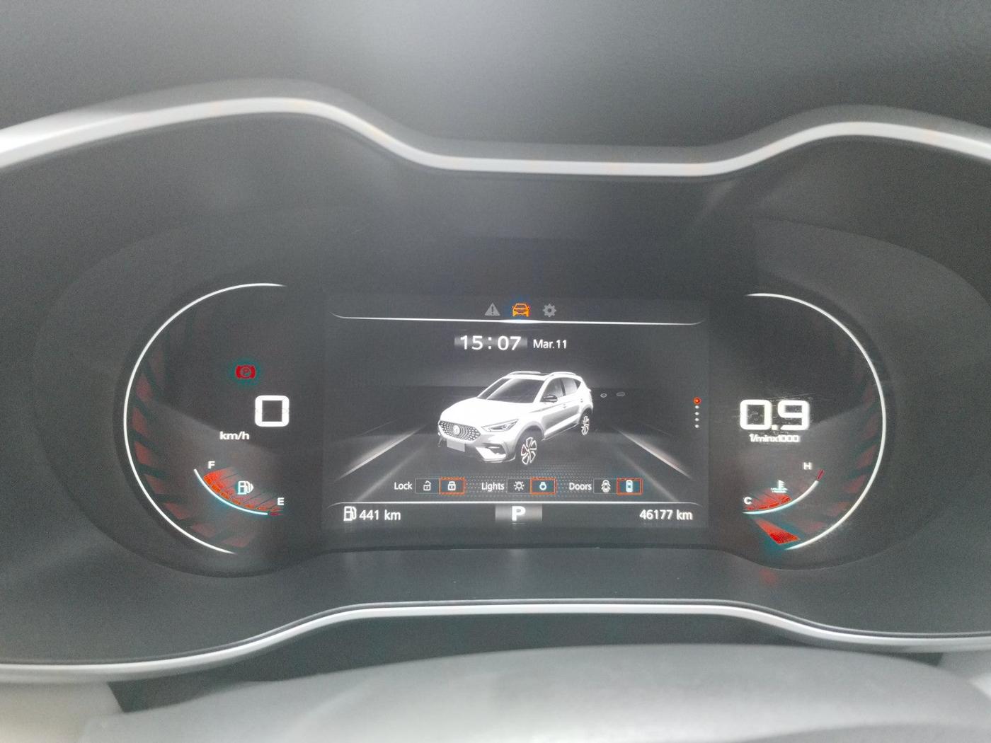 2022 MG ASTOR SHARP 1.5 CVT, Petrol, Automatic, 46,177 km, interior