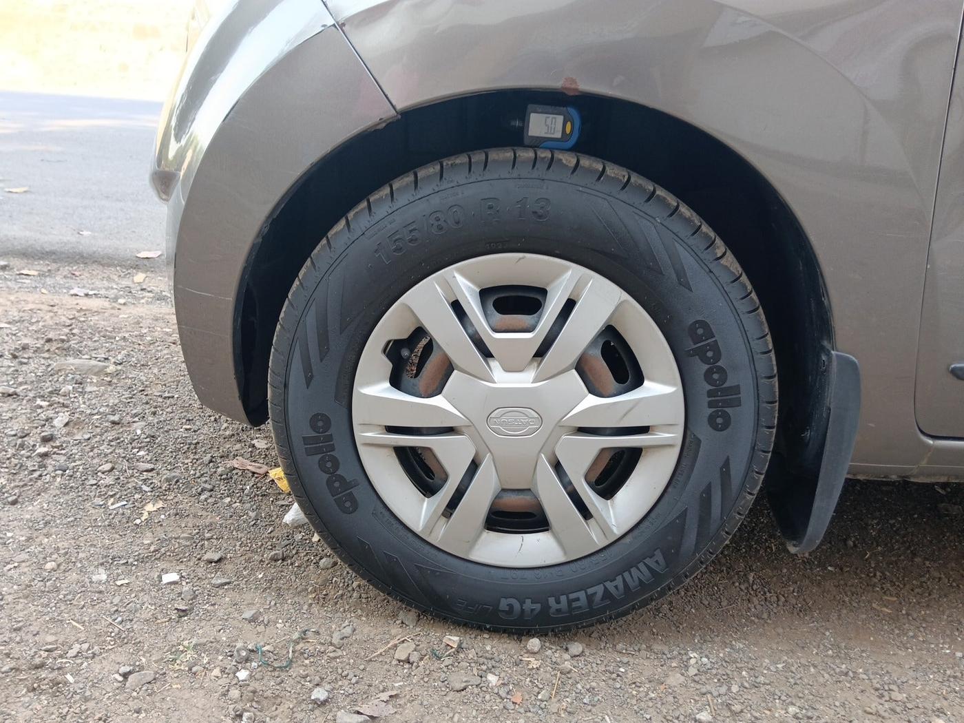 2019 Datsun Redi Go T (O), Petrol, Manual, 1,13,890 km, tyre