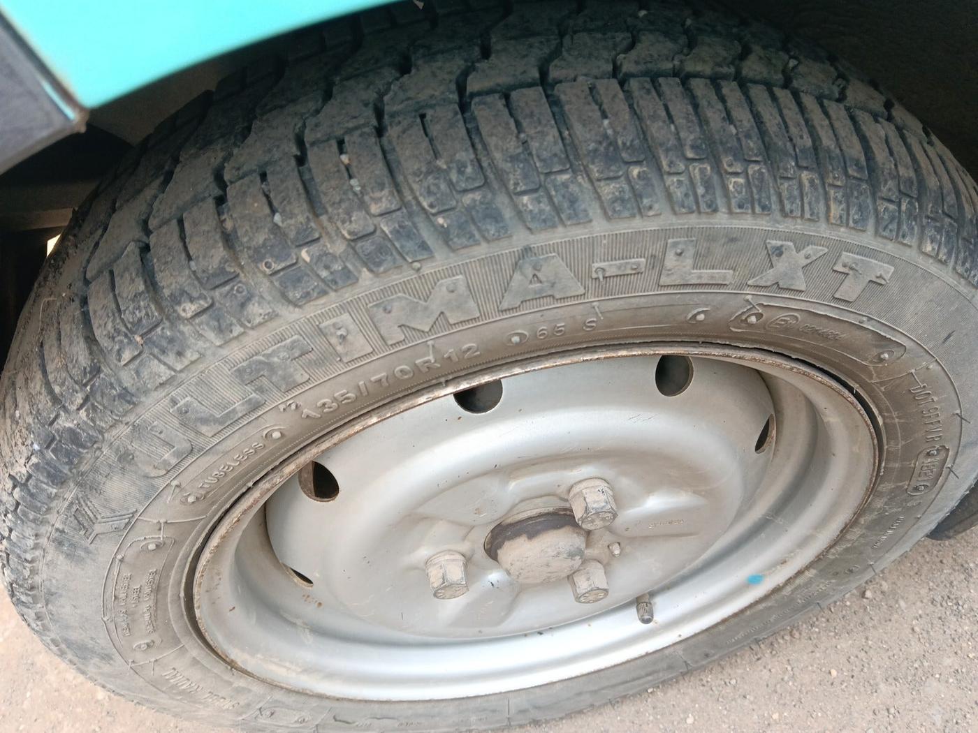2012 Tata Nano CX, Petrol, Manual, 72,511 km, tyre