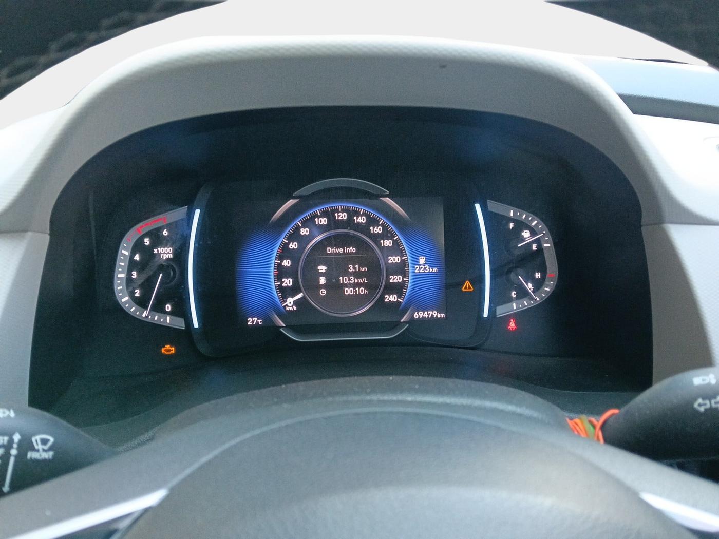 2022 Hyundai Creta SX (O) 1.5 DIESEL, Diesel, Manual, 69,479 km, interior