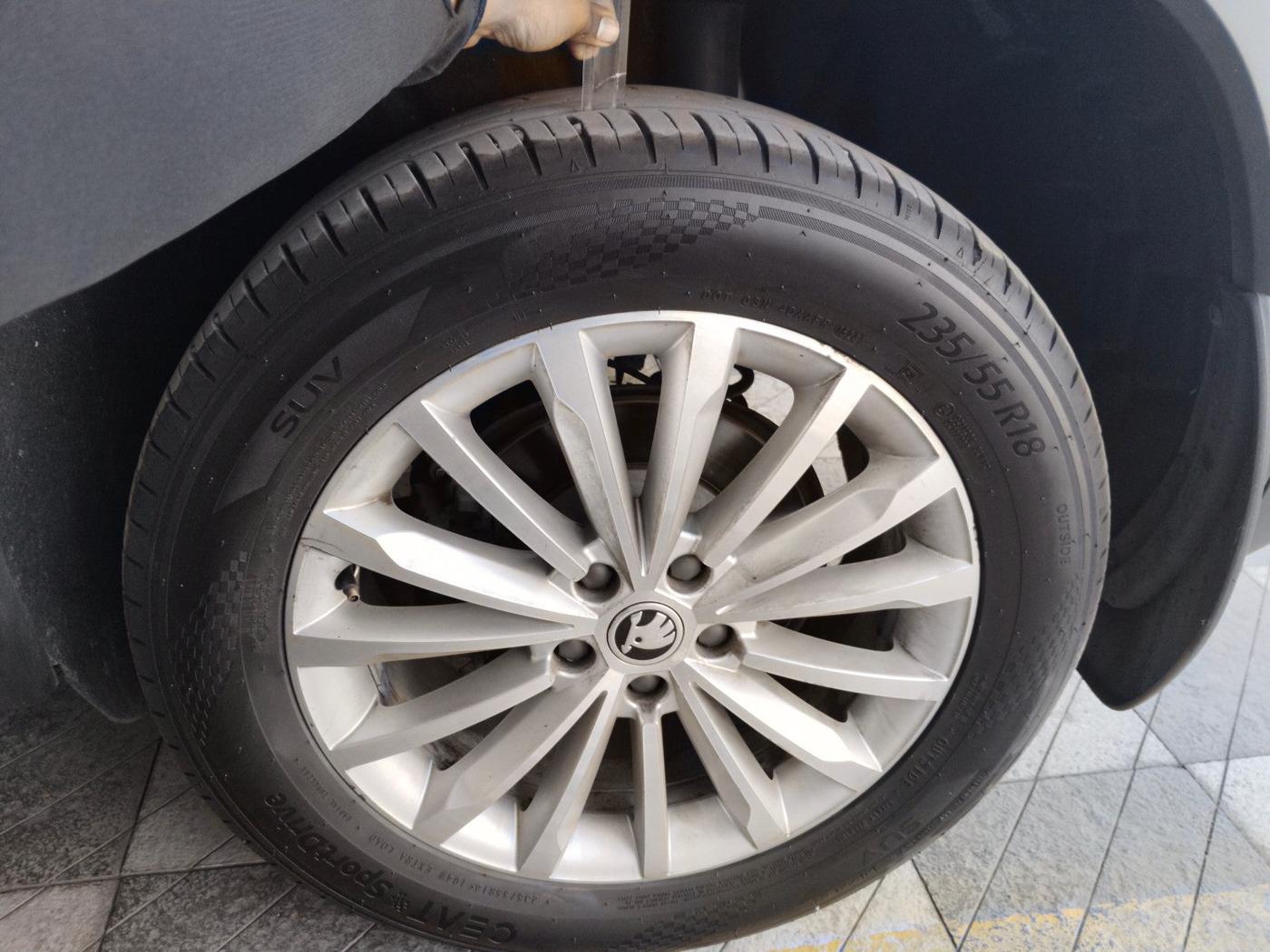 2018 Skoda Kodiaq STYLE 2.0 TDI 4X4 AT, Diesel, Automatic, 97,267 km, tyre