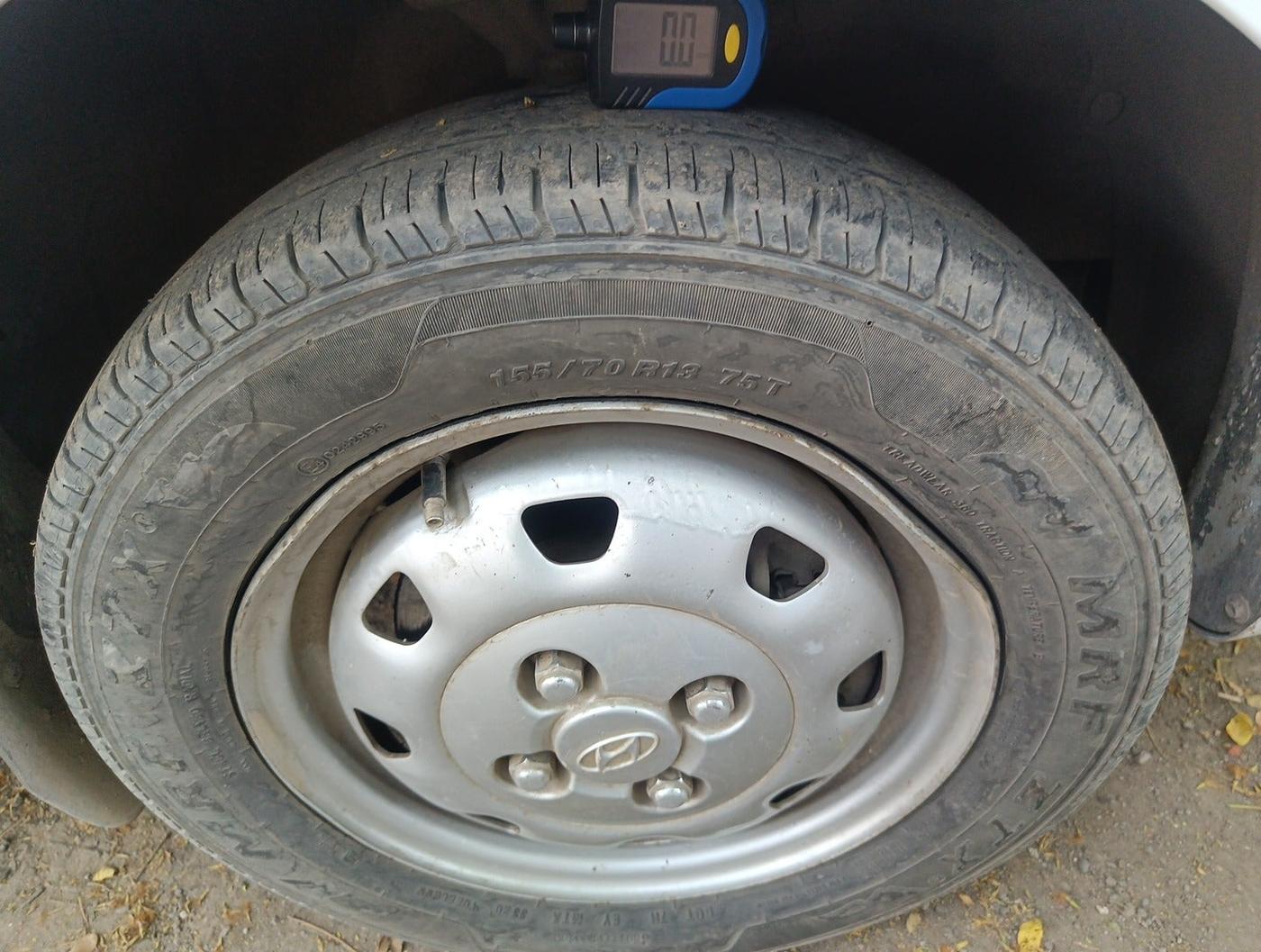2007 Hyundai Santro Xing GL, Petrol, Manual, 50,703 km, tyre