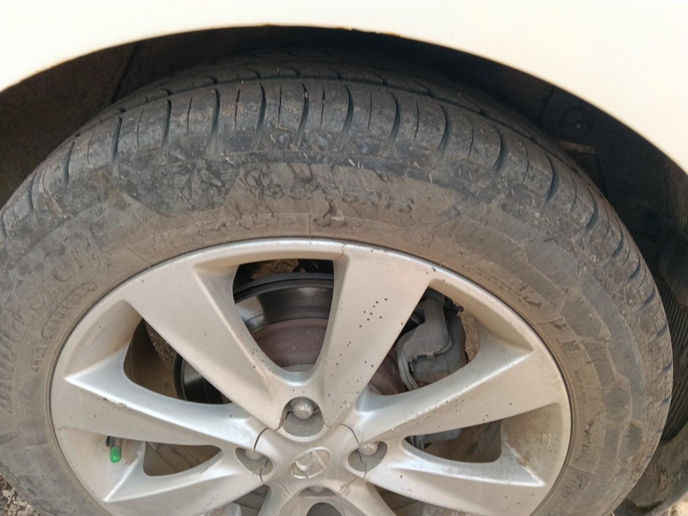 2013 Hyundai Verna FLUIDIC 1.6 VTVT SX, Petrol, Manual, 90,538 km, tyre