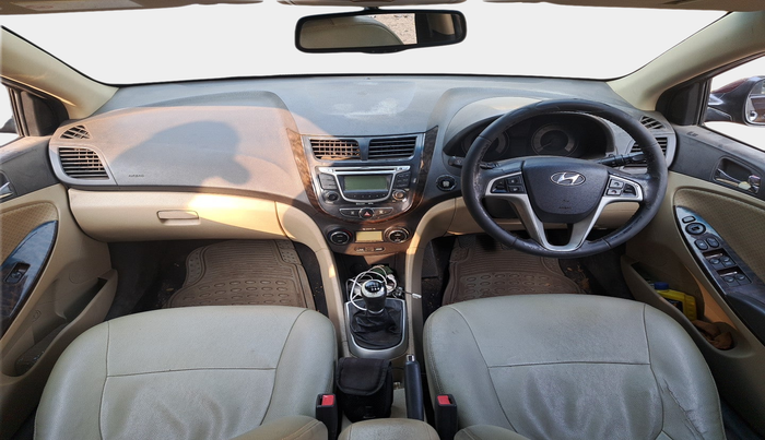 2012 Hyundai Verna FLUIDIC 1.6 CRDI SX OPT, Diesel, Manual, 81,669 km, interior