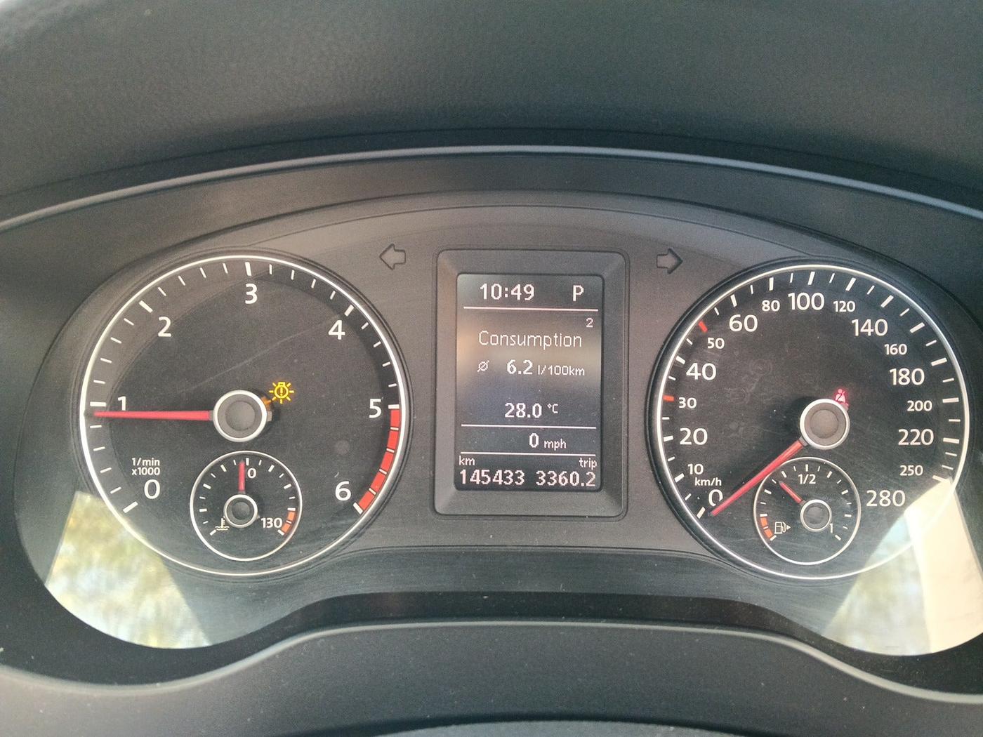 2011 Volkswagen Jetta HIGHLINE TDI AT, Diesel, Automatic, 1,45,433 km, interior