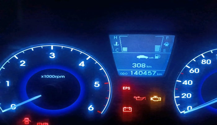 2011 Hyundai Verna FLUIDIC 1.6 CRDI SX, Diesel, Manual, 18,057 km, interior