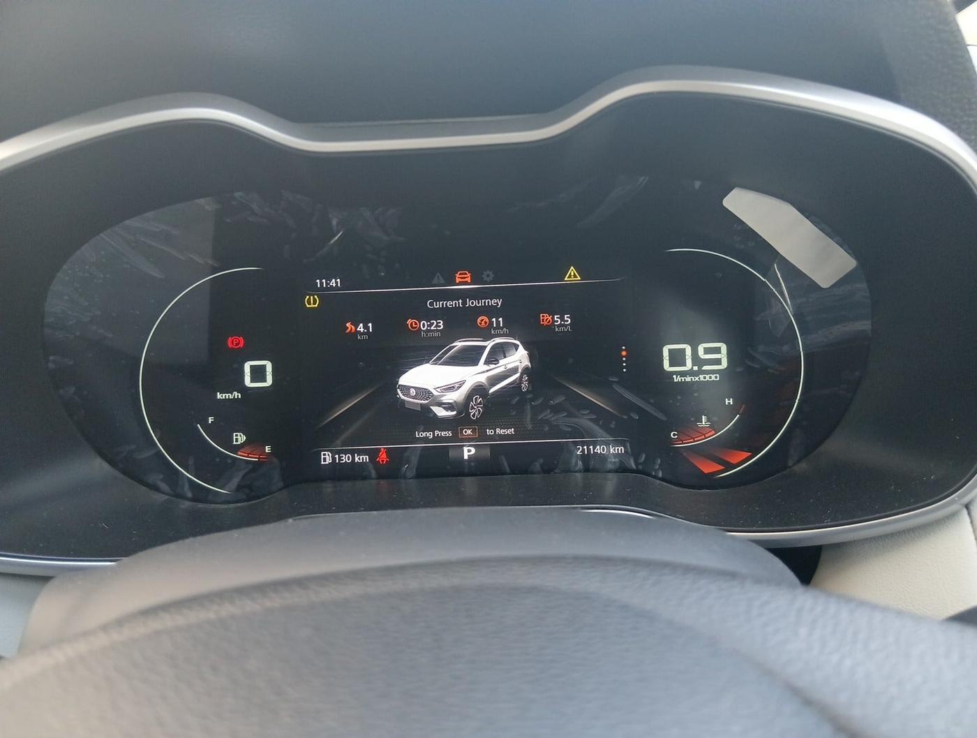 2023 MG ASTOR SMART 1.5 CVT, Petrol, Automatic, 21,140 km, interior
